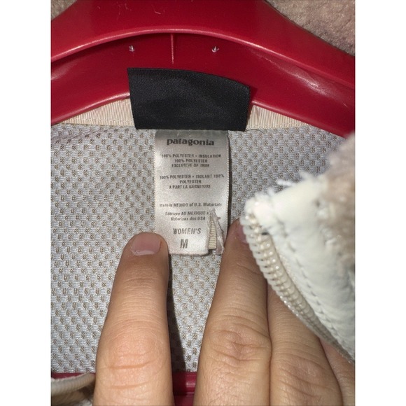 Patagonia Synchilla Fleece Jacket Womens Medium Purple Sherpa Full Zip Pockets - Picture 4 of 8